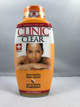 Clinic Clear Whitening Body Lotion 500ml. Protects,Brightens, and Hydrates Skin.